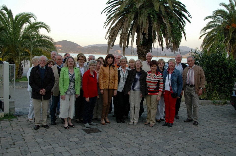 Die Reisegruppe mit Eva Fabbry in Torre de Lago Puccini